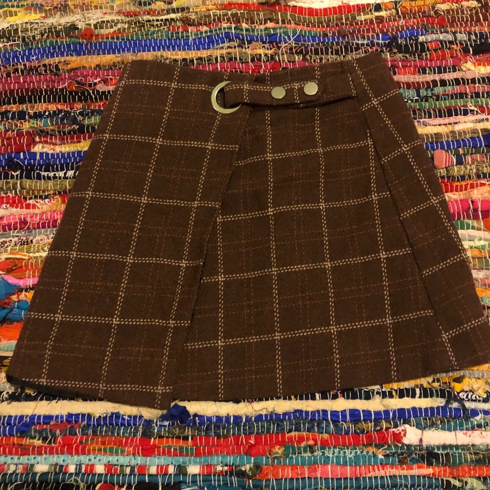 Plaid Mini Skirt